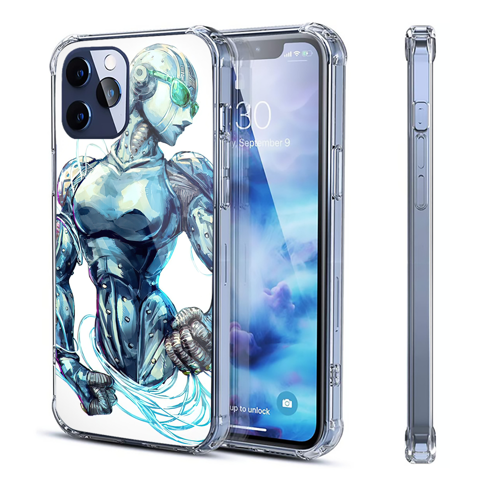 （画像用） ジョジョの奇妙な冒険 JoJo's Bizarre Adventure 【iPhone 12シリーズ対応】透明スマホケース（クリアソフトケース）